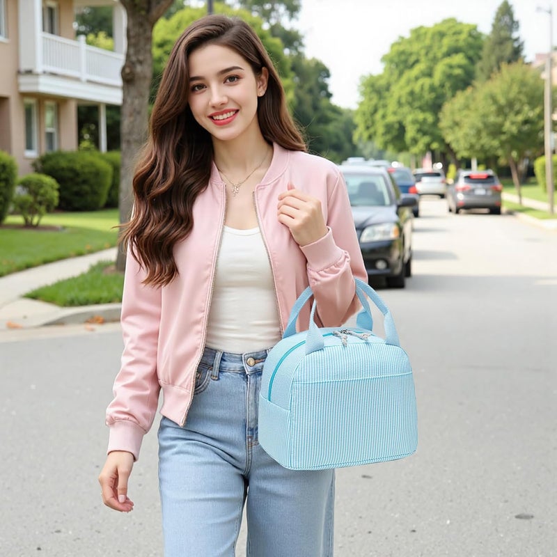 BLUBOON Lunch Box for Women Cute Lunch Bag Reusable Insulated Lunch Bags Large Capacity Lunchbox Cooler for Work Picnic or Travel - Image 2